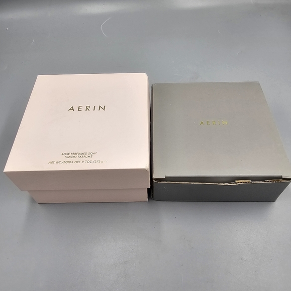 Aerin Rose Perfumed Heart Soap And Ribbed Heart Dish Brand New - Picture 2 of 16